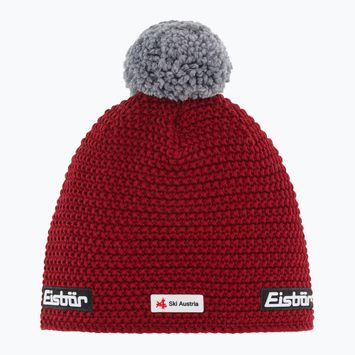 Czapka zimowa Eisbar Jamie Pompon Ska burgundy/graumele