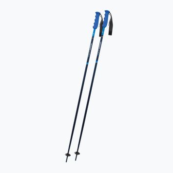 Kije narciarskie Komperdell Victory Ti dark blue/ cyan