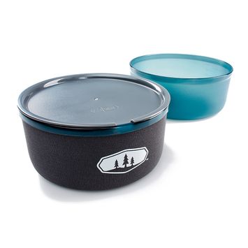 Zestaw naczyń GSI Outdoors Ultralight Nesting Bowl + Mug blue