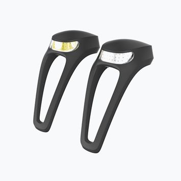 Zestaw lampek rowerowych Knog Frog V3 Twinpack czarny