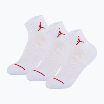 Skarpety dziecięce Nike Air Jordan Jumpman Quarter 3 pary white