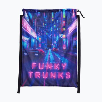 Worek pływacki Funky Trunks Mesh Gear 25 l cyber city