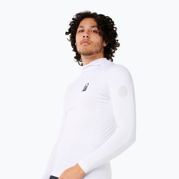 Longsleeve do pływania męski Rip Curl Search UPF Performance Hood white