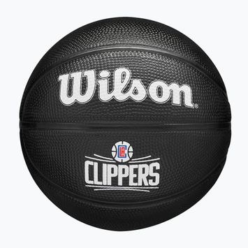 Piłka do koszykówki dziecięca Wilson NBA Team Tribute Mini Los Angeles Clippers black rozmiar 3