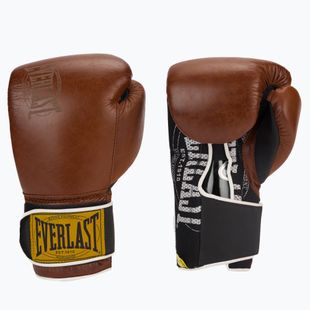 Rękawice bokserskie Everlast 1910 Classic brązowe EV1910