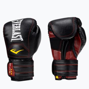 Rękawice bokserskie Everlast Elite Muay Thai czarne EV360MT