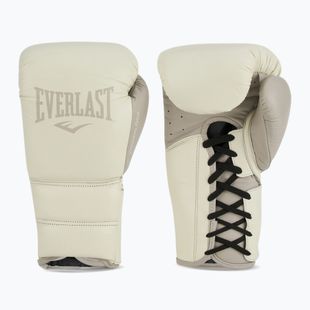 Rękawice bokserskie Everlast Powerlock 2 Laced Pro Training white