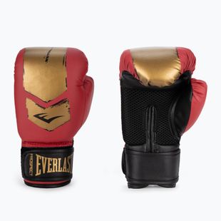 Rękawice bokserskie dziecięce Everlast Prospect 2 czerwono-złote EV4602 RED/GLD