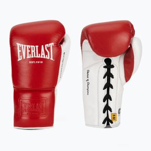 Rękawice bokserskie Everlast Powerlock OG Pro Fight red/white