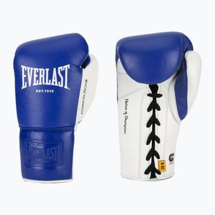 Rękawice bokserskie Everlast Powerlock OG Pro Fight blue/white