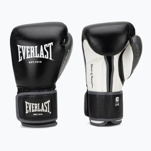 Rękawice bokserskie Everlast Powerlock OG H&L Leather Advanced Training black/white