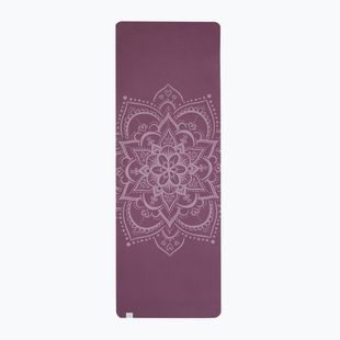 Mata do jogi Gaiam TPE Blush Printed burgndy