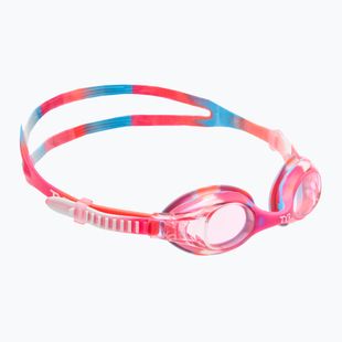 Okulary do pływania dziecięce TYR Swimple Tie Dye Non-Mirrored pink/pink/white
