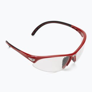 Okulary do squasha Dunlop Competition Eyewear Protective red/clear