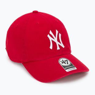 Czapka z daszkiem 47 Brand MLB New York Yankees CLEAN UP red