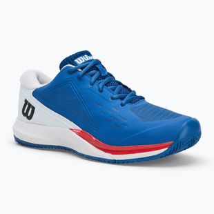 Buty do tenisa męskie Wilson Rush Pro Ace Clay deja vu blue/ white/ infrared