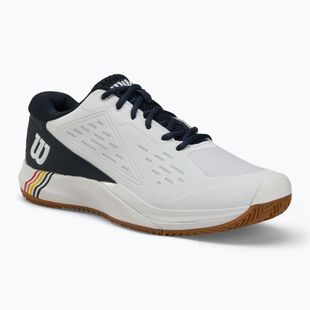 Buty do tenisa męskie Wilson Rush Pro Ace Clay RG white/ navy blazer/ gum