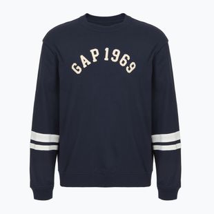 Bluza męska GAP Logo Piping Crewneck blue navy
