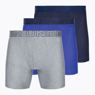 Bokserki męskie Under Armour Perf Tech Mesh 6in 3 pary midnight navy
