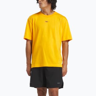 Koszulka treningowa męska Reebok Atlethe Hype Tee electric amber