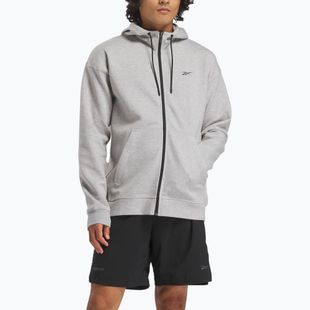 Bluza męska Reebok Athlete Full Zip medium grey heather
