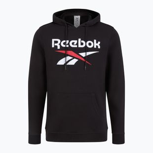 Bluza męska Reebok Identity Big Logo FT Hoodie black/white/vector red