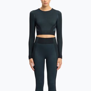 Longsleeve treningowy damski Reebok RBK Lab Seamless Crop black