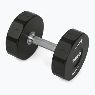 Hantel chromowany Nike Strength Pro Urethane Dumbbell 16 kg black/white