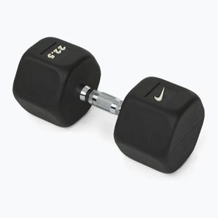 Hantel ogumowany Nike Strength Hex Dumbbell 22,5 kg black/white