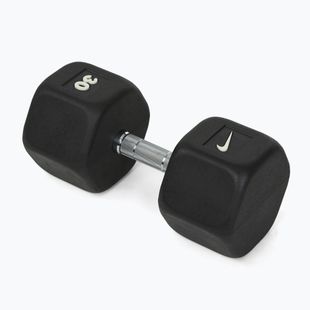 Hantel ogumowany Nike Strength Hex Dumbbell 30 kg black/white