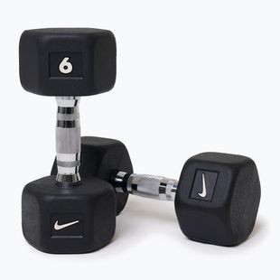 Hantle Nike Strength Hex Dumbbell 2 x 6 kg black/white