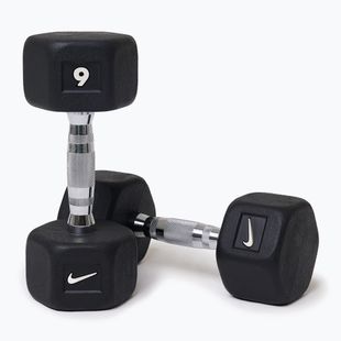 Hantle Nike Strength Hex Dumbbell 2 x 9 kg black/white