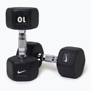 Hantle Nike Strength Hex Dumbbell 2 x 10 kg black/white