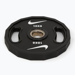 Obciążenie bumperowe  Nike Strength Pro Urethane Plates 10 kg black/white