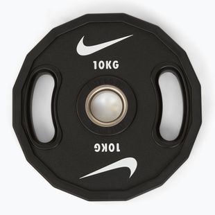Obciążenie bumperowe Nike Strength Pro Urethane Plates 10 kg black/white