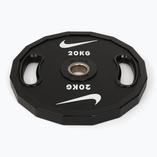 Obciążenie bumperowe  Nike Strength Pro Urethane Plates 20 kg black/white