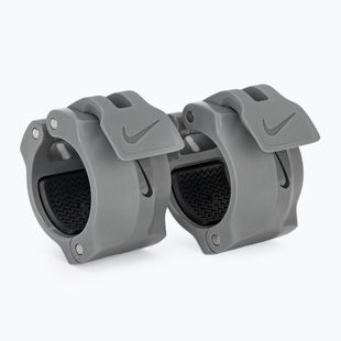 Zaciski do sztangi Nike Strength Barbell Collars 2 szt. grey/black