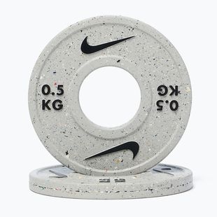 Obciążenie Nike Strength Grind Change Plates 2 x 0,5 kg wolf grey