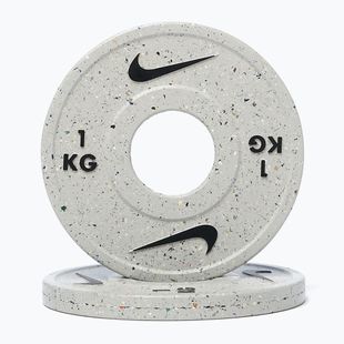 Obciążenie Nike Strength Grind Change Plates 2 x 1 kg wolf grey