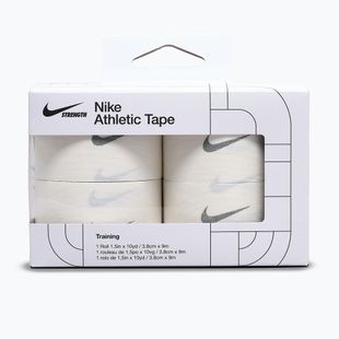 Bandaż elastyczny kohezyjny Nike Strenght Athletic Tape 4 szt. white/grey