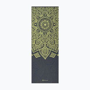 Mata do jogi Gaiam Premium Sundial Layers 6 mm black/navy/yellow