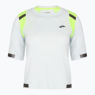 Koszulka do biegania damska Brooks Carbonite icy grey/nightlife jacquard