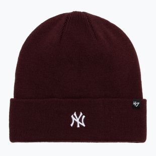 Czapka zimowa 47 Brand MLB New York Yankees Centerfield dark maroon