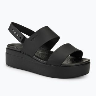 Sandały damskie Crocs Brooklyn Low Wedge black/black
