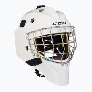 Maska bramkarska dziecięca CCM Axis white