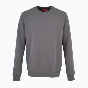 Bluza męska CCM Core Fleece Crew dark grey heather
