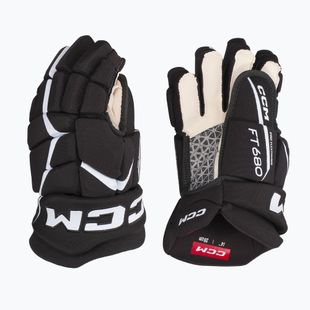 Rękawice hokejowe CCM JetSpeed FT680 SR black/white