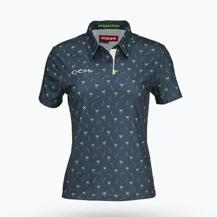 Koszulka polo damska CCM Golf Polo Palms dark mint