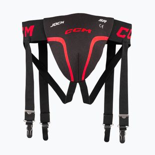 Suspensor dziecięcy CCM Jock Combo YTH black/red