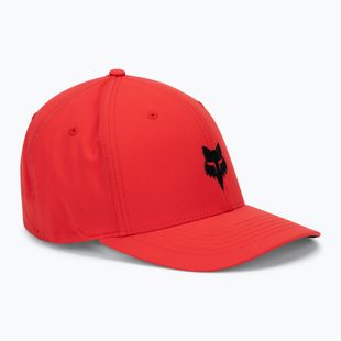 Czapka z daszkiem męska Fox Racing Fox Head Select Flexfit flame red